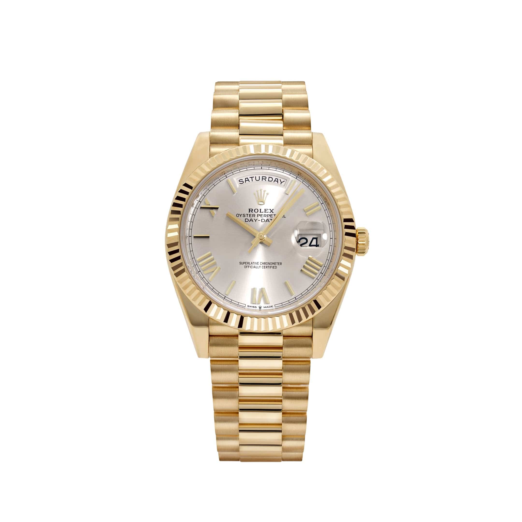 Lorin Daydate 238 40mm Yellow Gold Silver