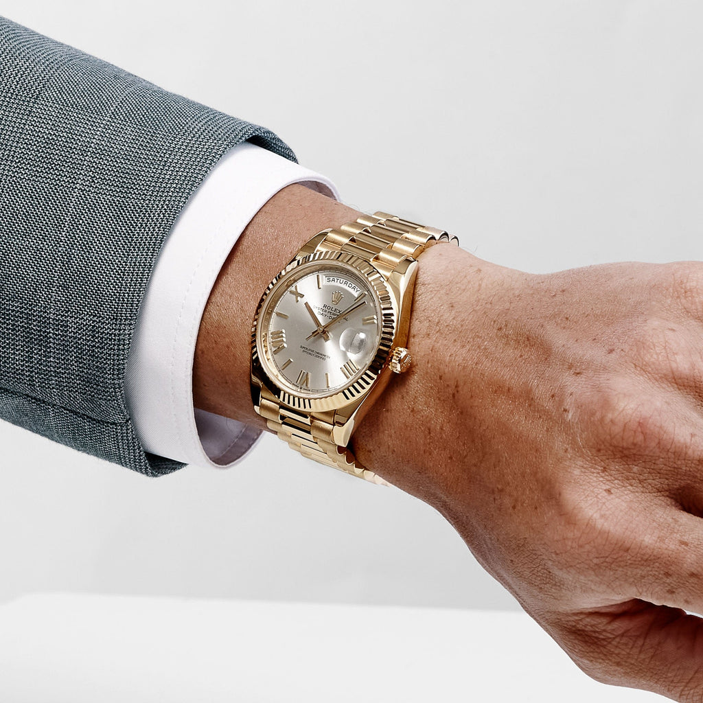 Lorin Daydate 238 40mm Yellow Gold Silver