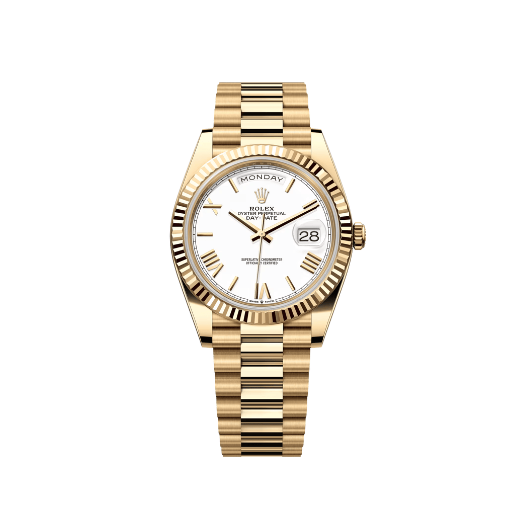Lorin Daydate 238 40mm Yellow Gold White