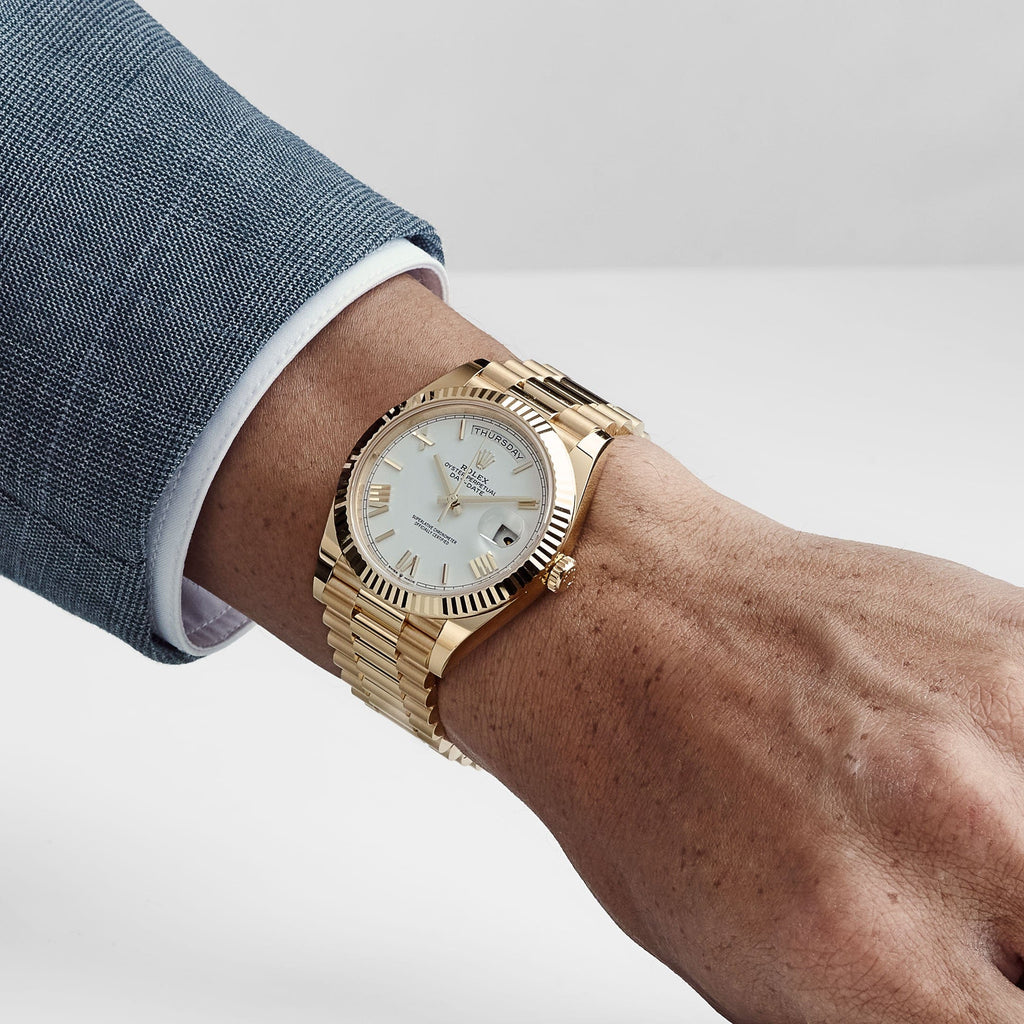 Lorin Daydate 238 40mm Yellow Gold White