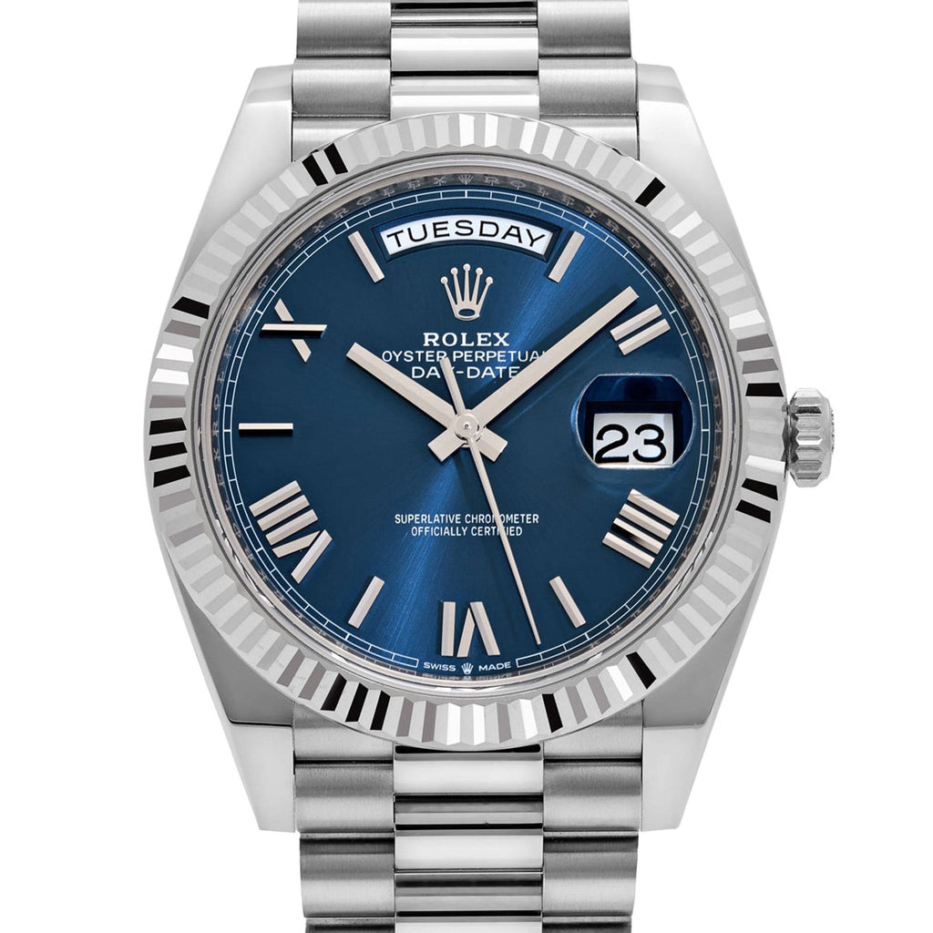 Lorin Daydate 239 40mm White Gold Blue