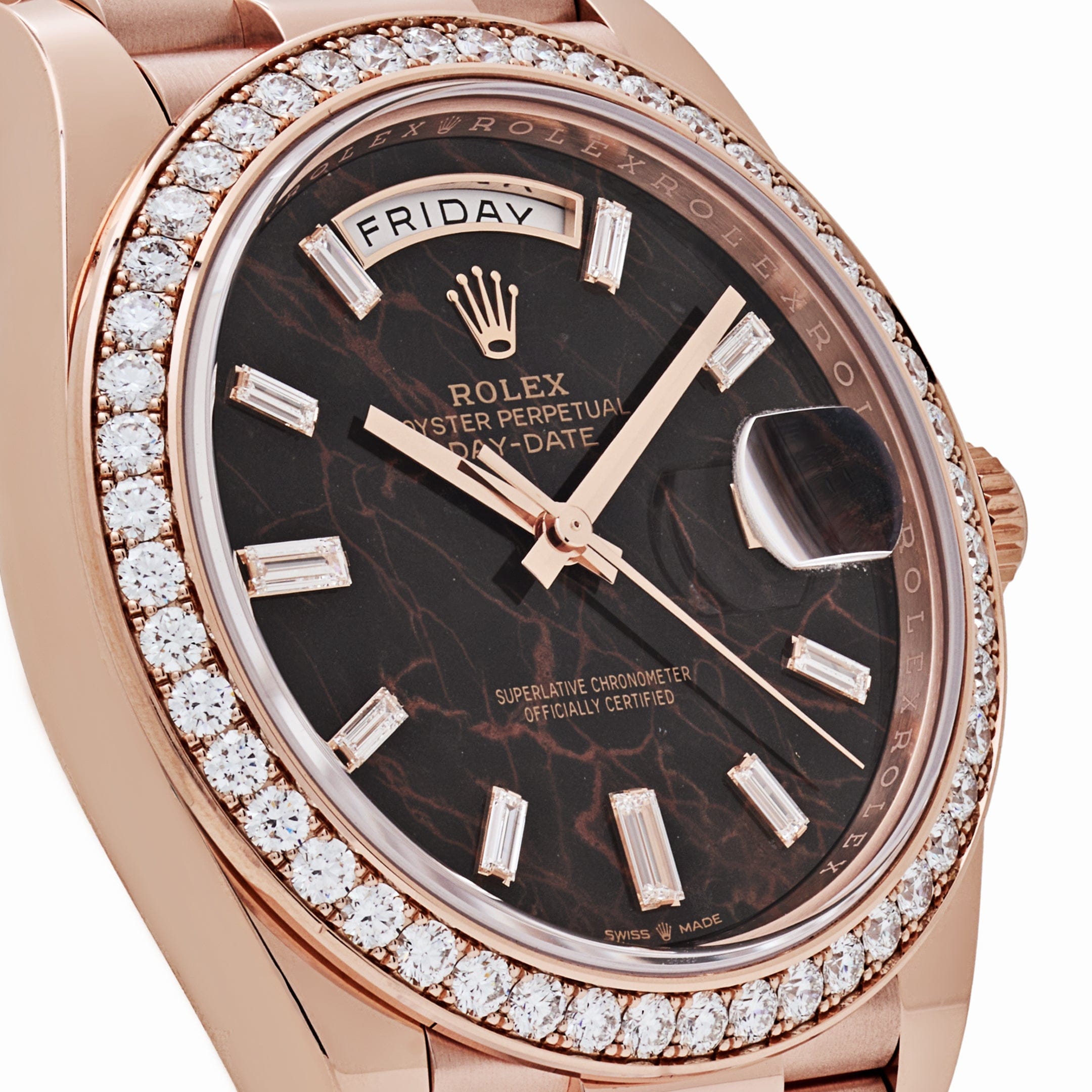 Lorin Daydate 345RBR 40mm Rose Gold Eisenkiesel