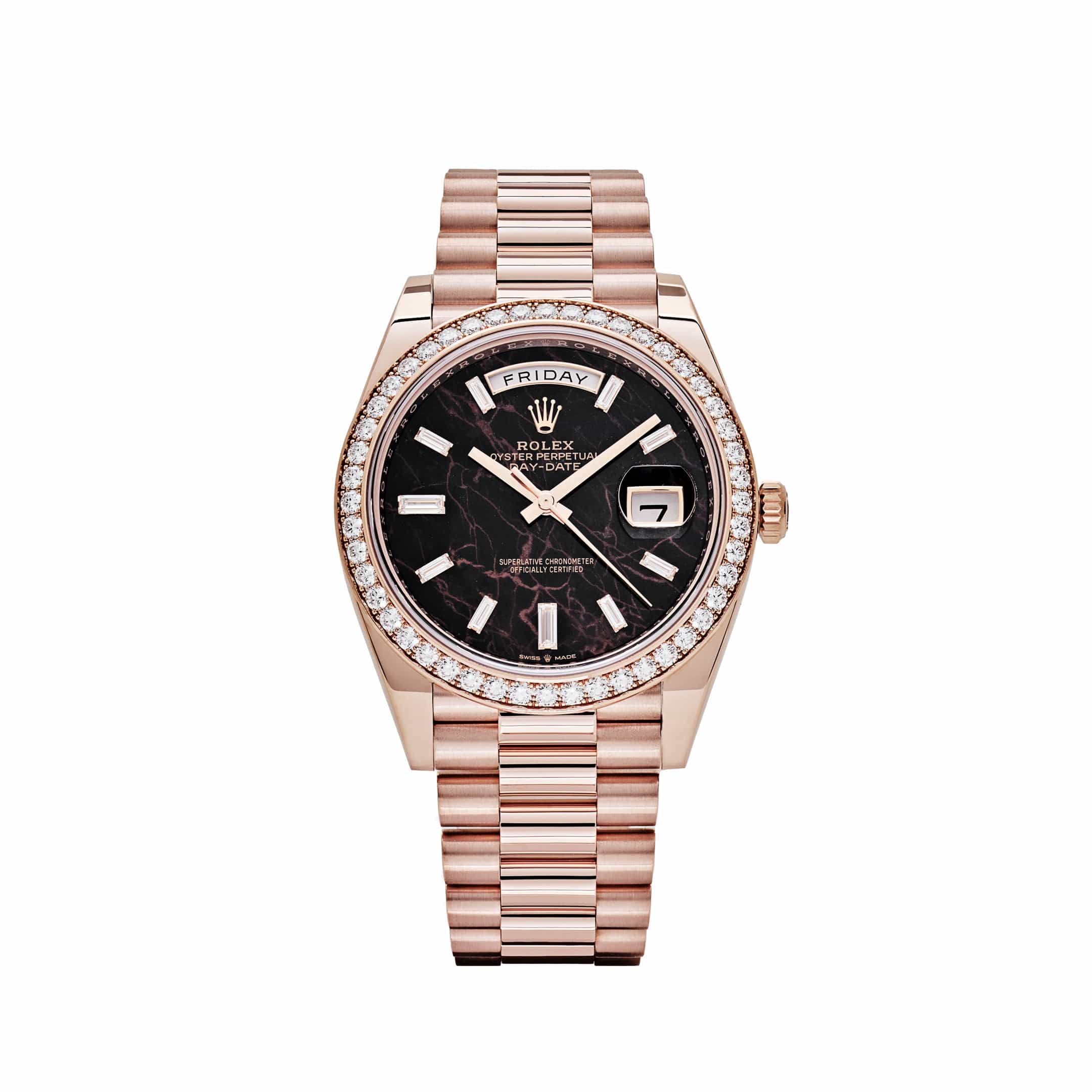 Lorin Daydate 345RBR 40mm Rose Gold Eisenkiesel