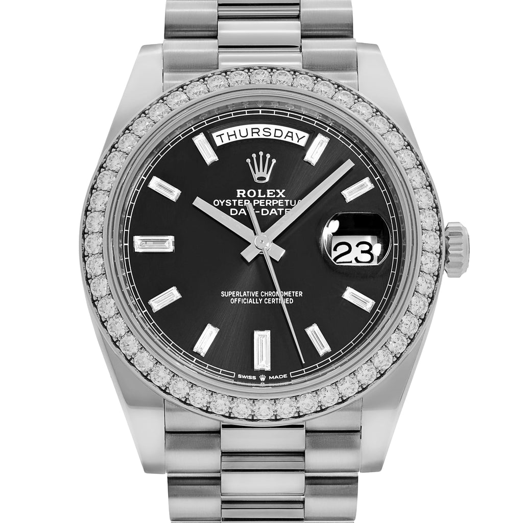 Lorin Daydate 349RBR 40mm White Gold Black