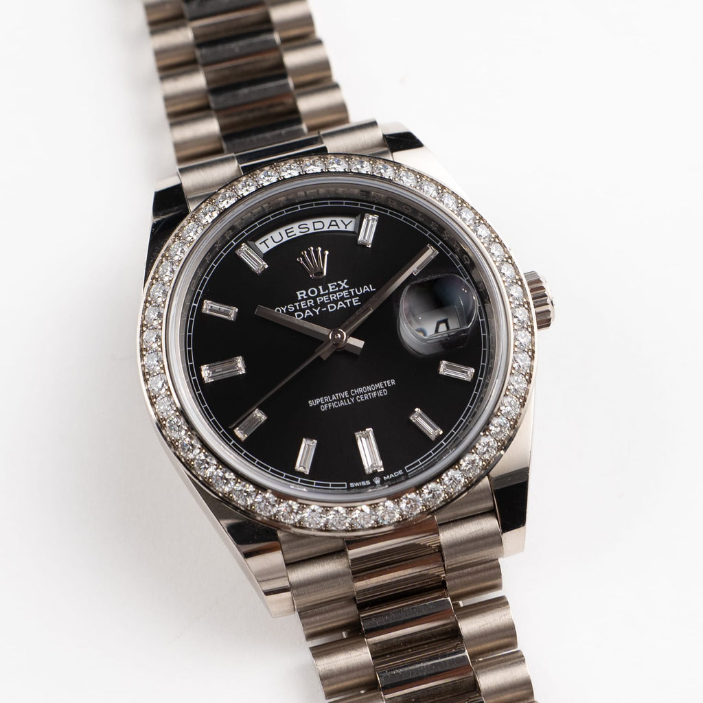 Lorin Daydate 349RBR 40mm White Gold Black
