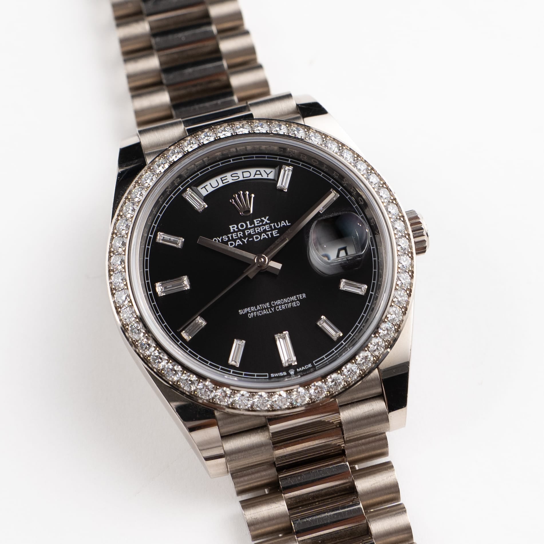Lorin Daydate 349RBR 40mm White Gold Black