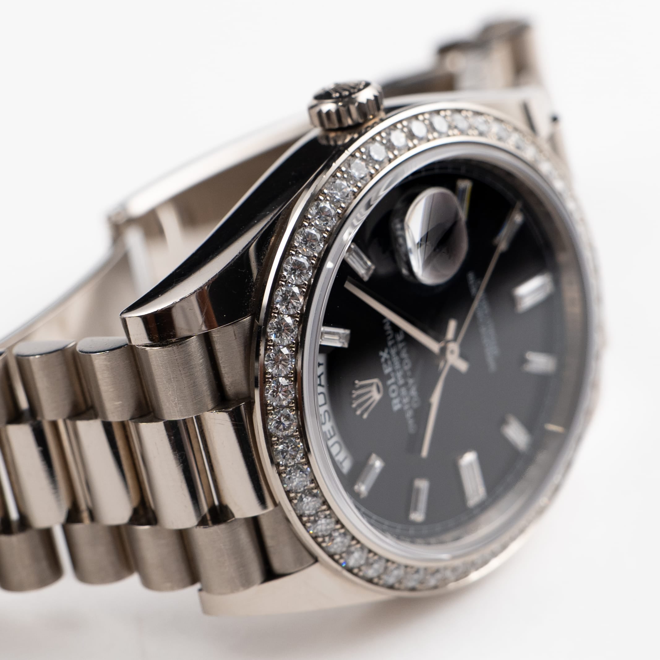 Lorin Daydate 349RBR 40mm White Gold Black