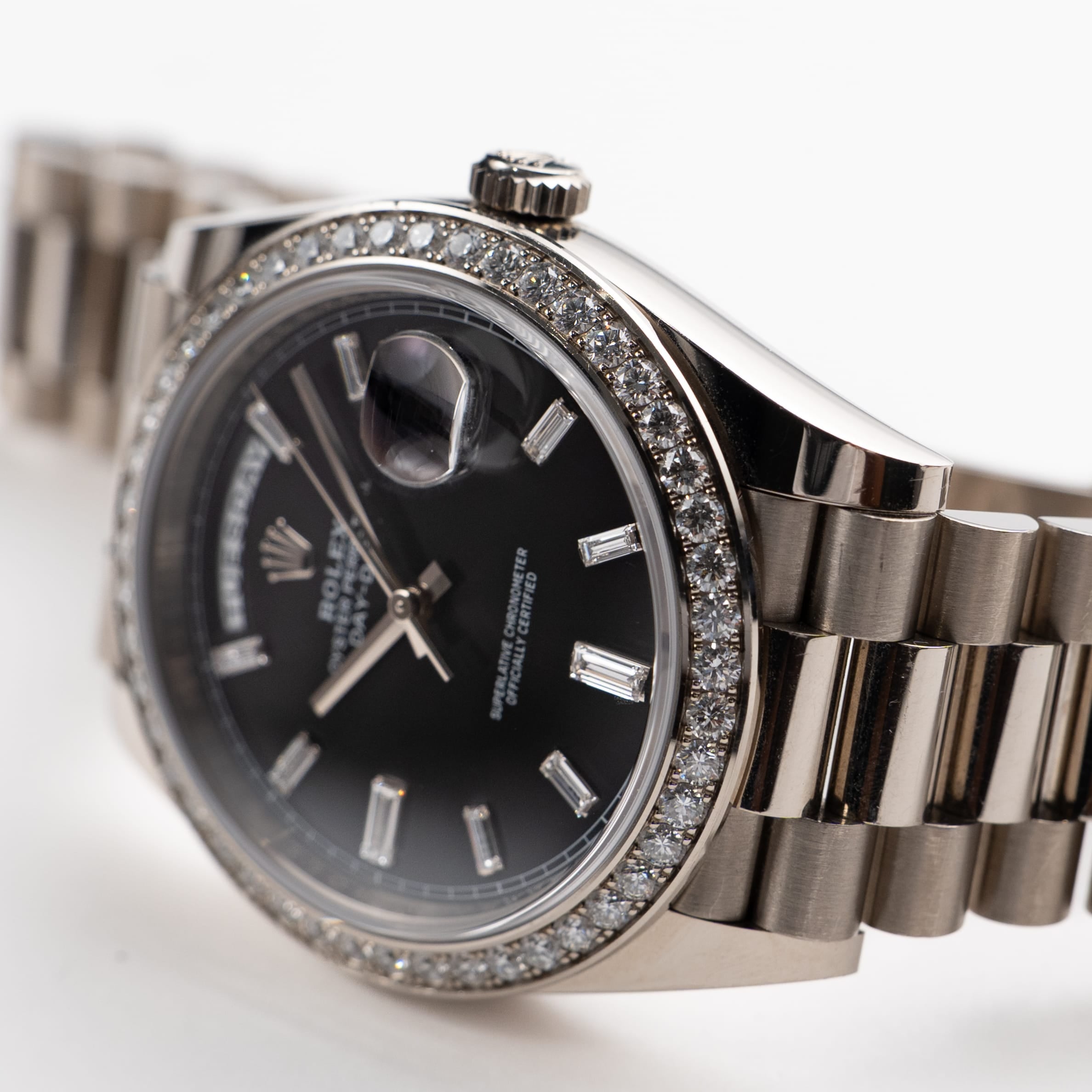 Lorin Daydate 349RBR 40mm White Gold Black