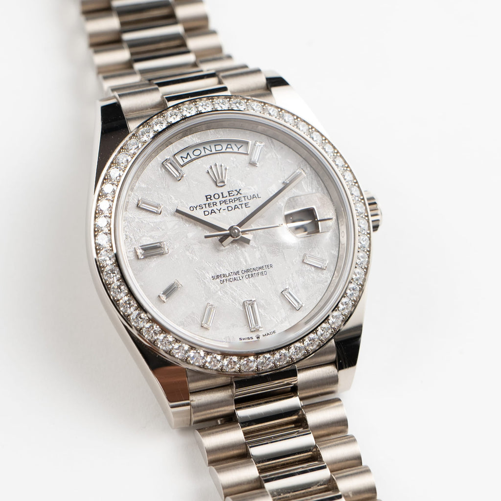 Lorin Daydate 349RBR 40mm White Gold Meteorite