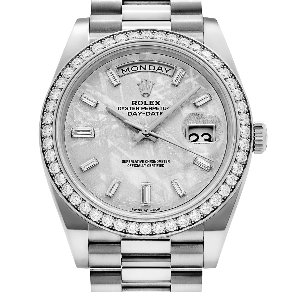 Lorin Daydate 349RBR 40mm White Gold Meteorite