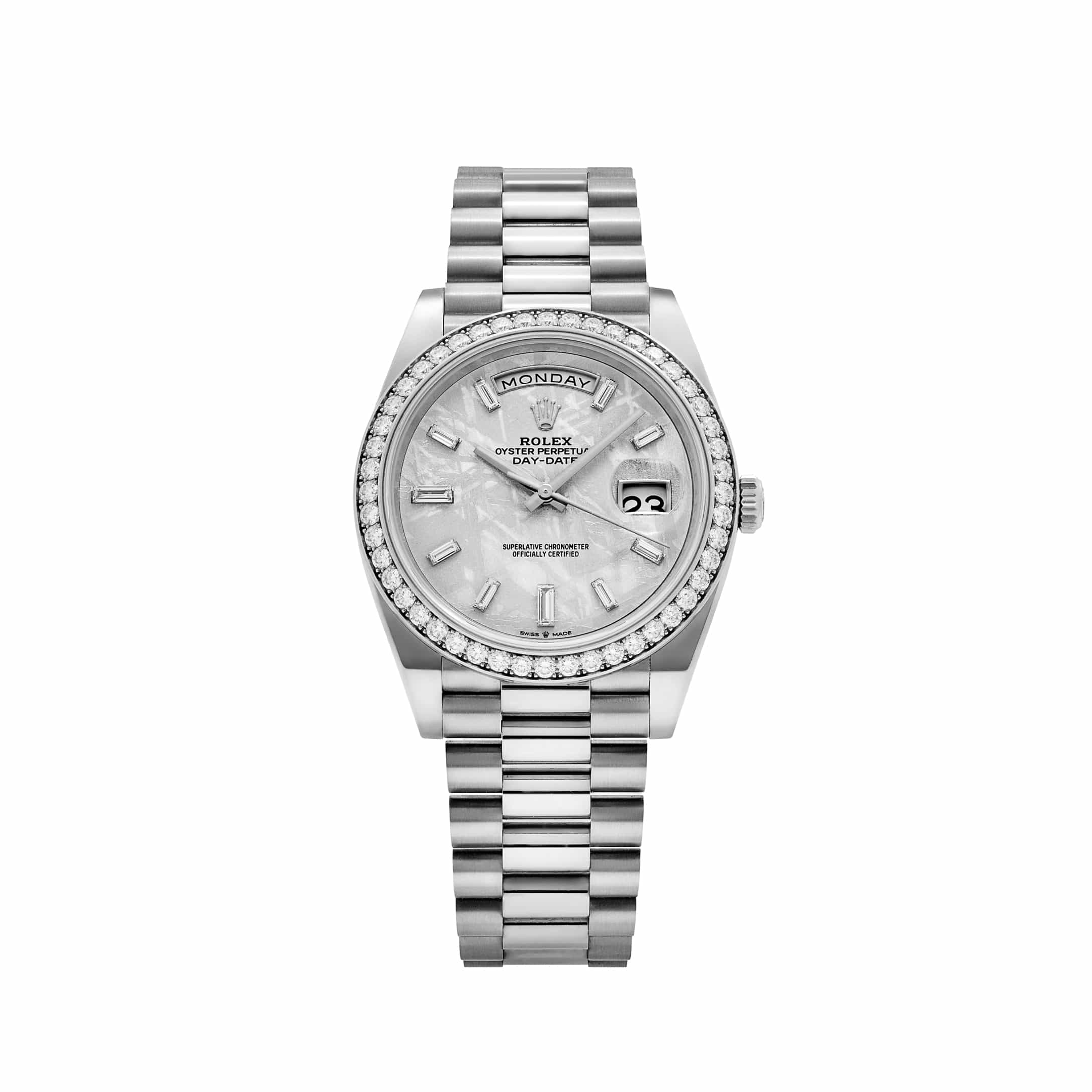 Lorin Daydate 349RBR 40mm White Gold Meteorite