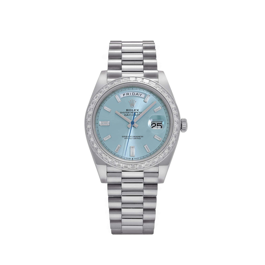 Lorin Daydate 396TBR 40mm Platinum Ice Blue