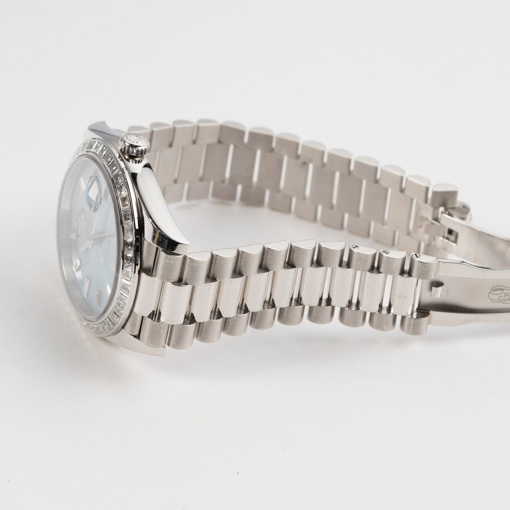 Lorin Daydate 396TBR 40mm Platinum Ice Blue