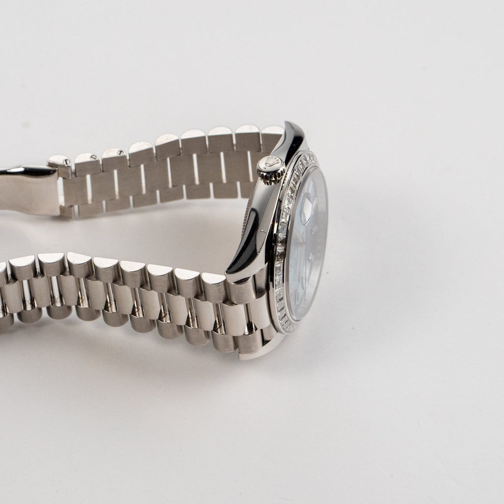 Lorin Daydate 396TBR 40mm Platinum Ice Blue
