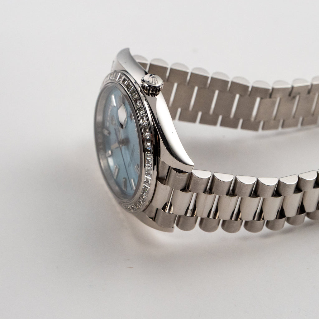 Lorin Daydate 396TBR 40mm Platinum Ice Blue