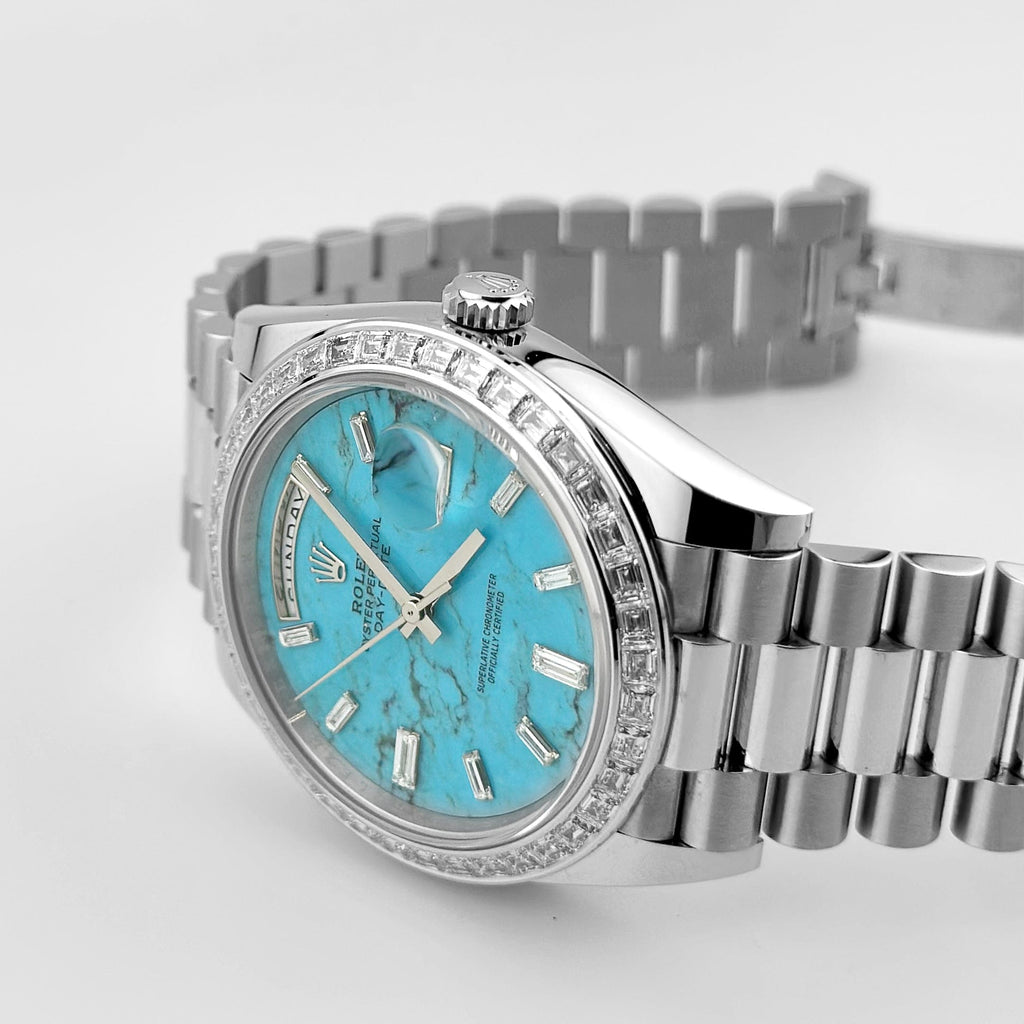 Lorin Daydate 396TBR 40mm Platinum Turquoise