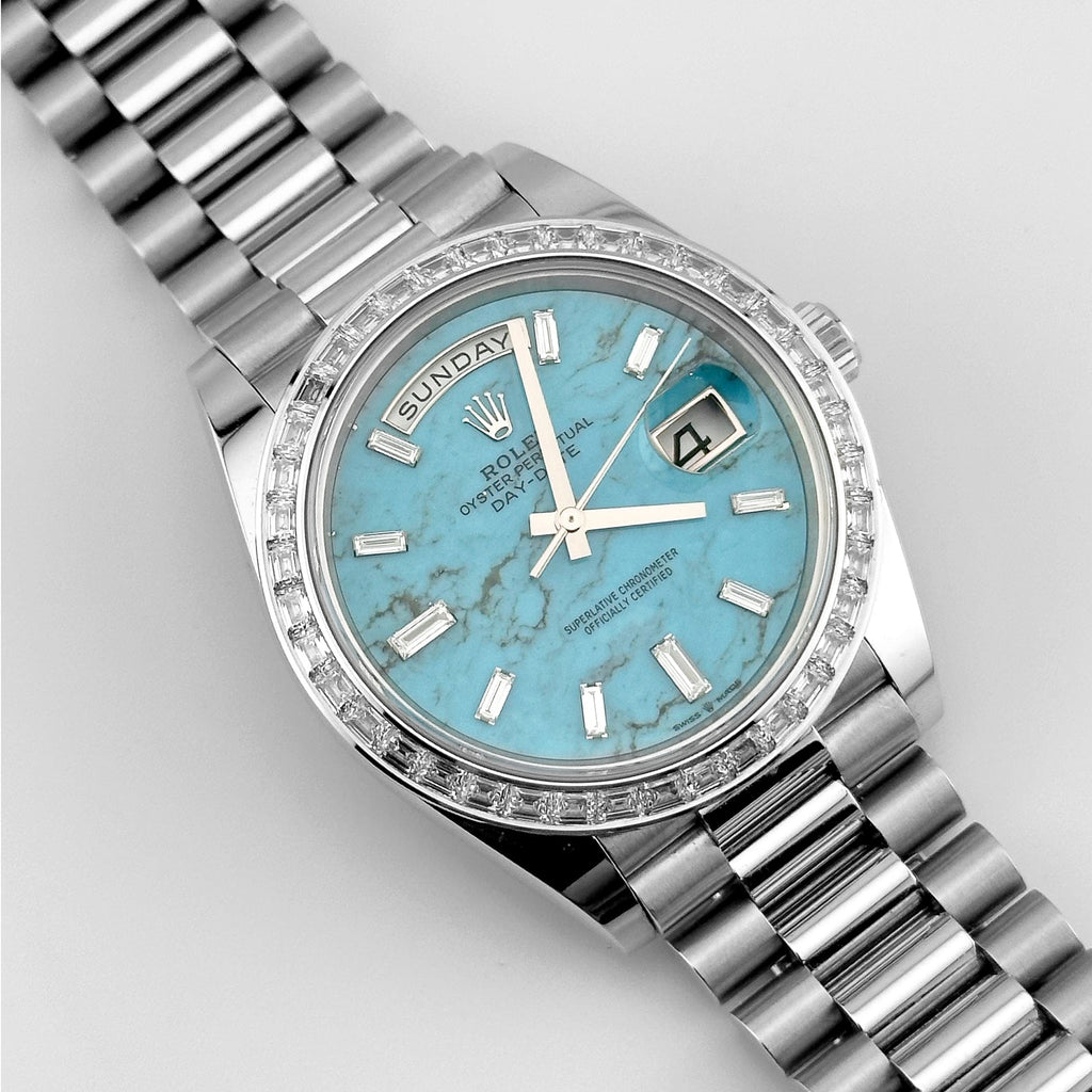 Lorin Daydate 396TBR 40mm Platinum Turquoise