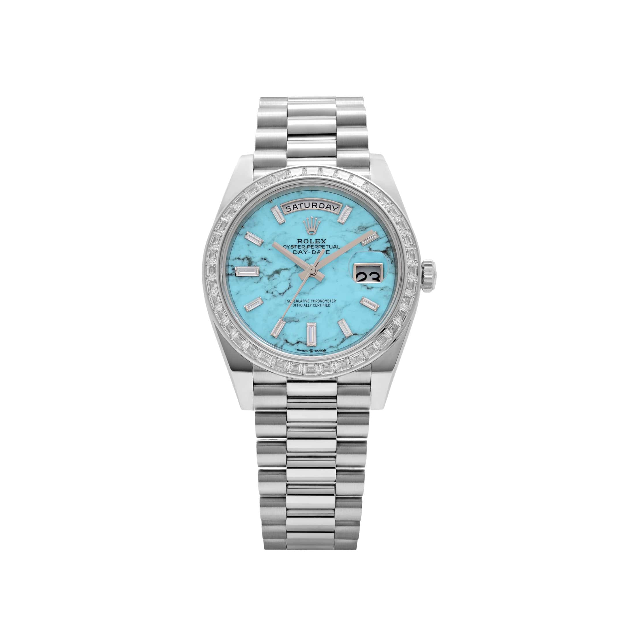 Lorin Daydate 396TBR 40mm Platinum Turquoise