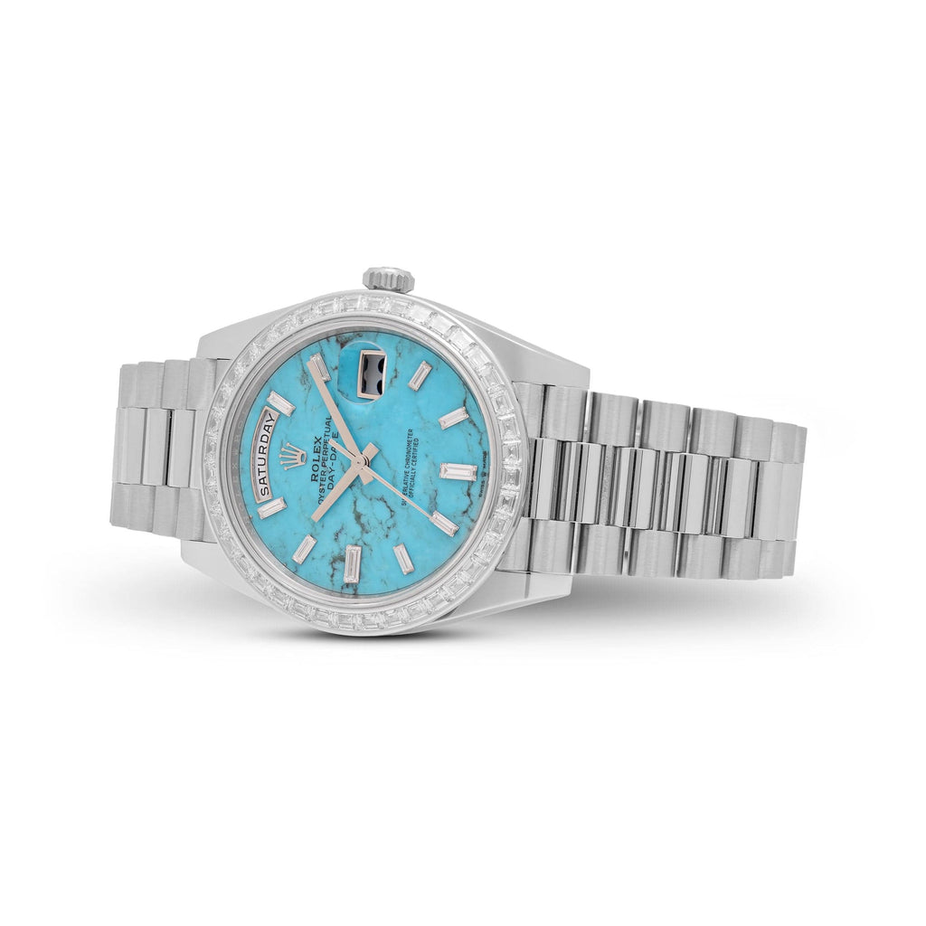 Lorin Daydate 396TBR 40mm Platinum Turquoise