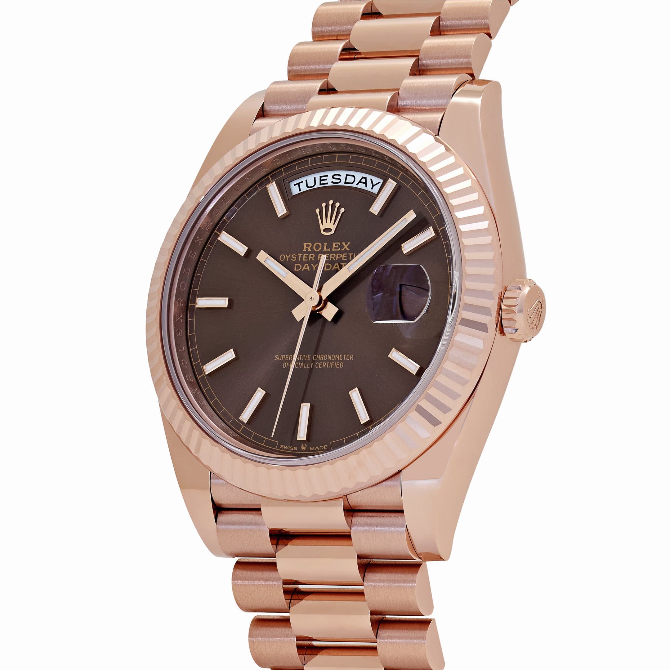 Lorin Daydate 235 40mm Rose Gold Chocolate