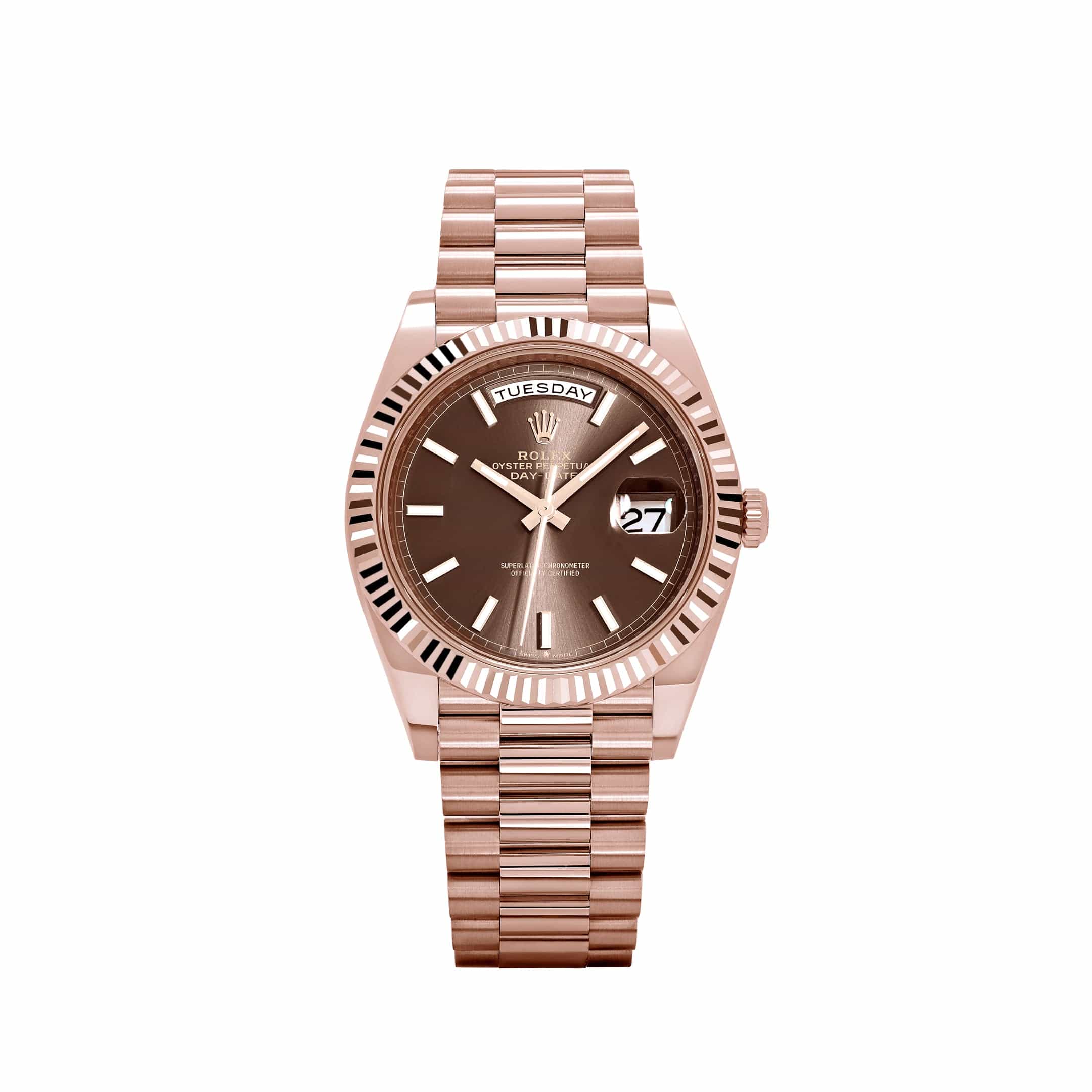 Lorin Daydate 235 40mm Rose Gold Chocolate