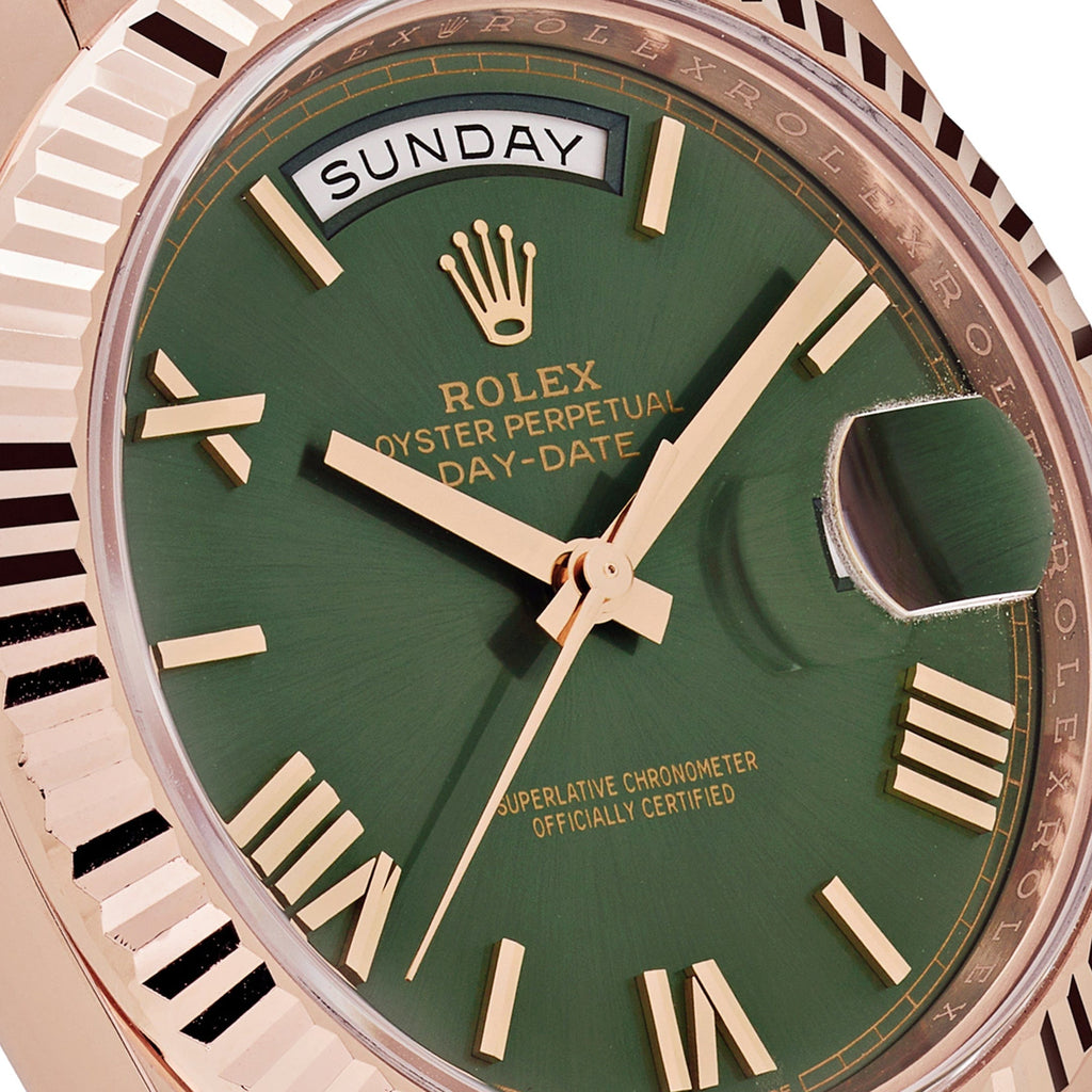 Lorin Daydate 235 40mm Rose Gold Olive Green