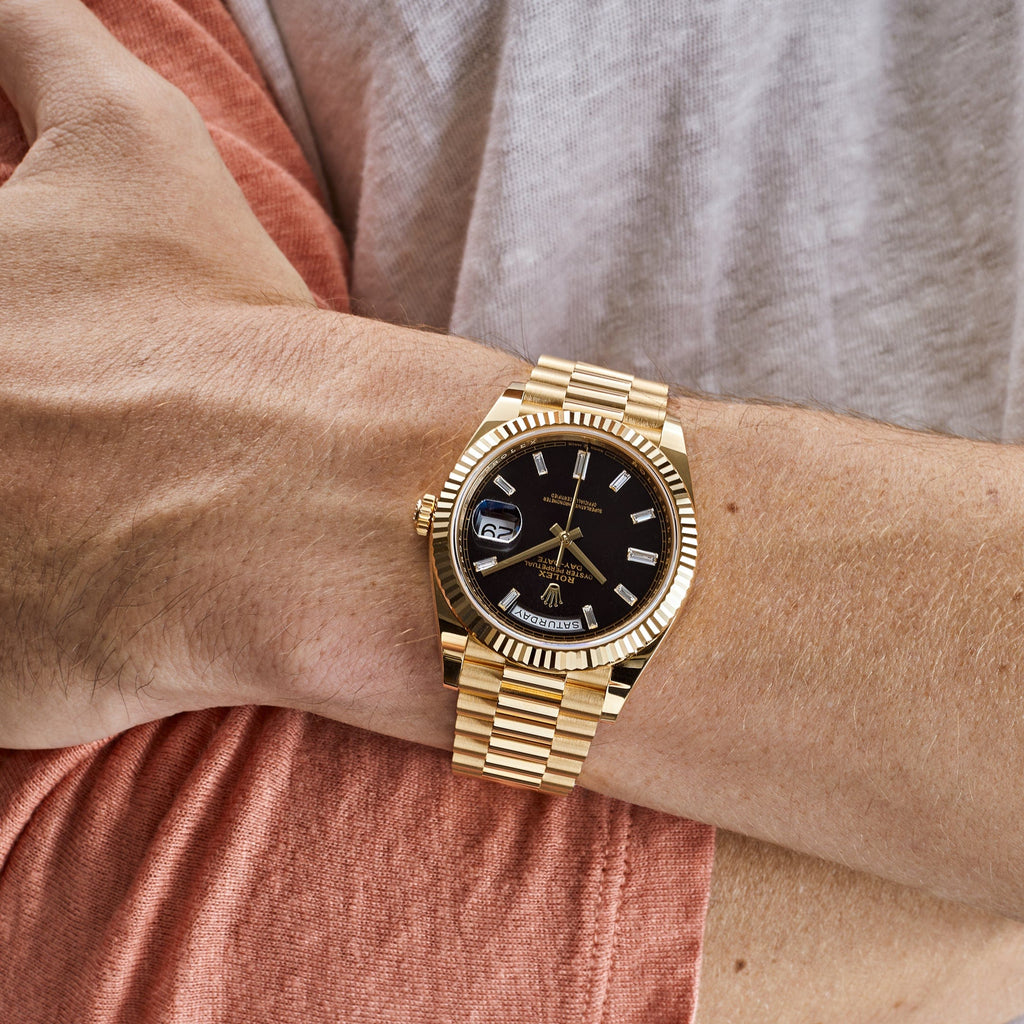Lorin Daydate 238 40mm Yellow Gold Black