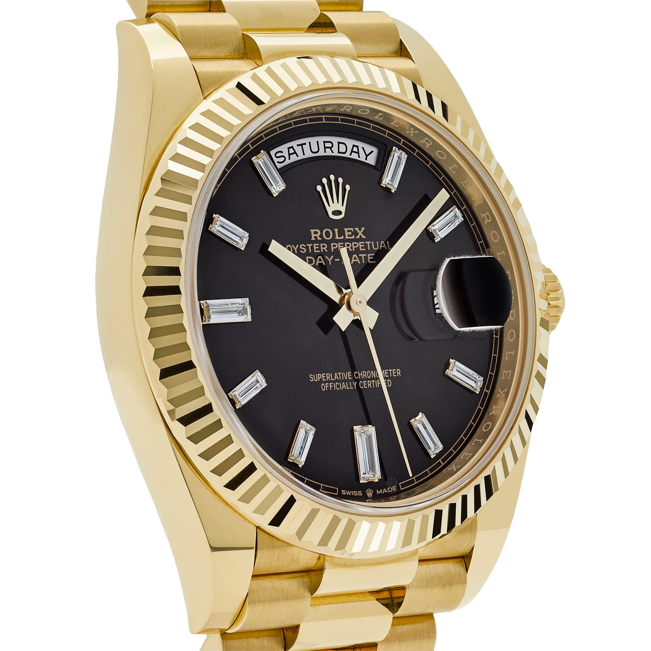 Lorin Daydate 238 40mm Yellow Gold Black
