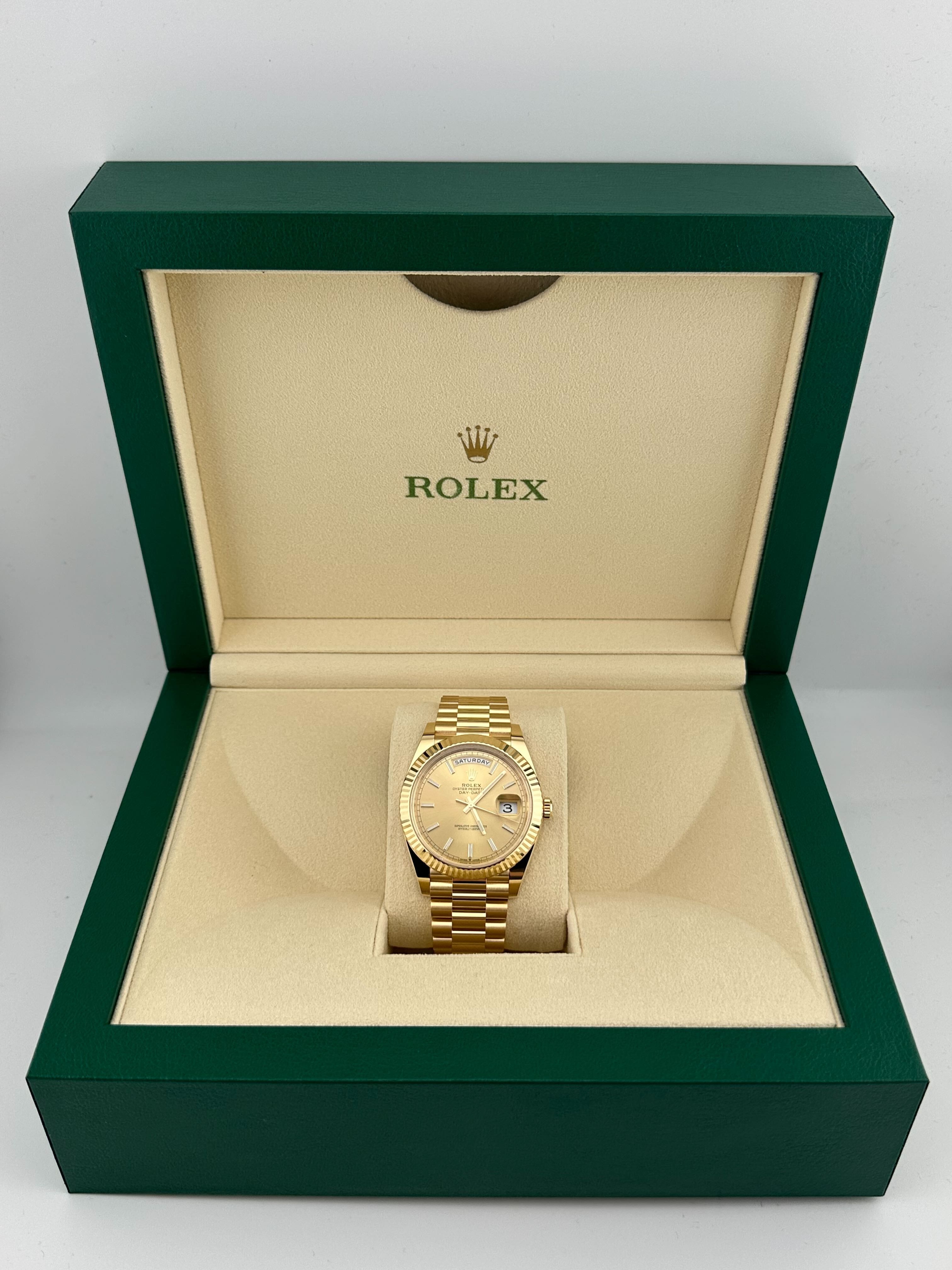 Lorin Daydate 238 40mm Yellow Gold Champagne