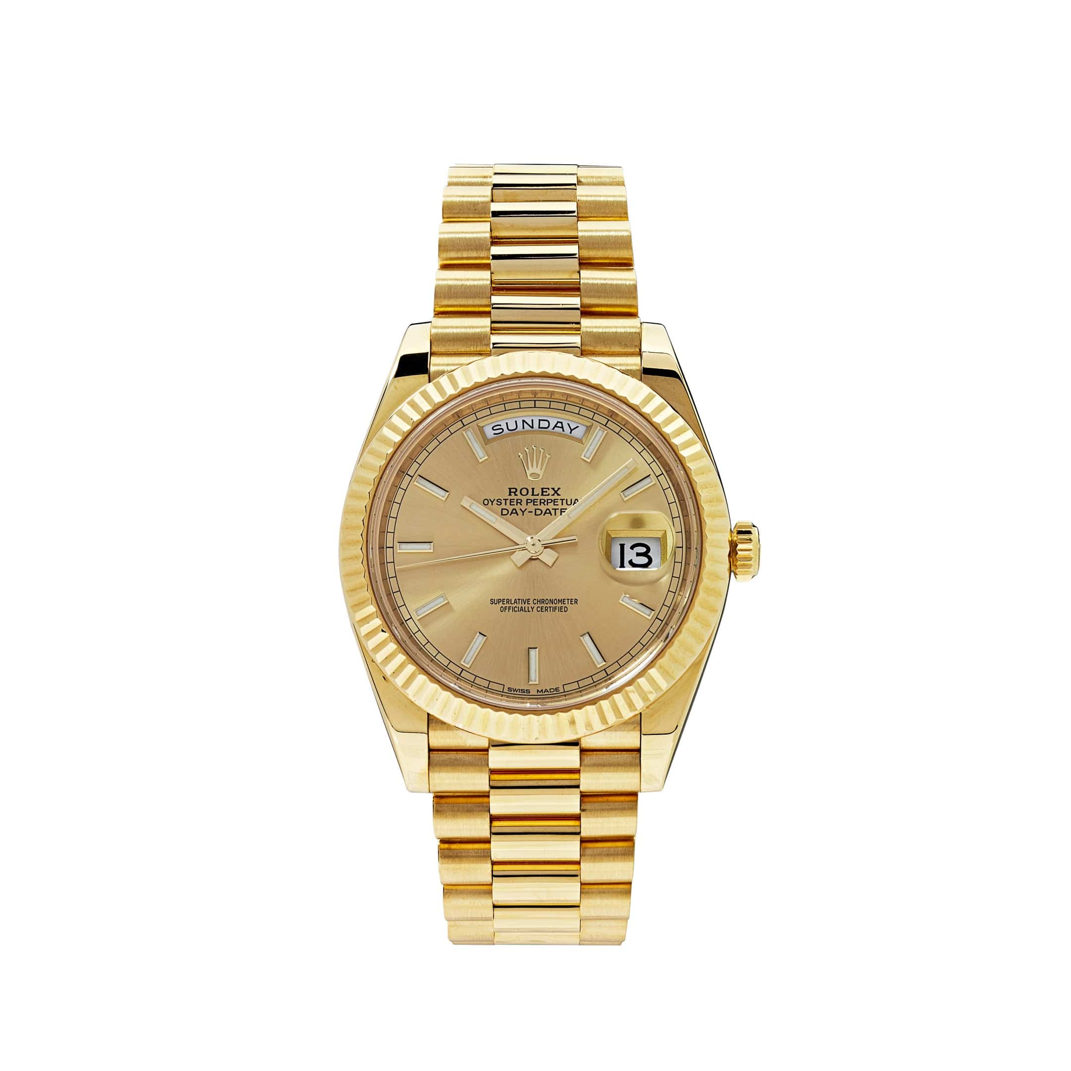 Lorin Daydate 238 40mm Yellow Gold Champagne