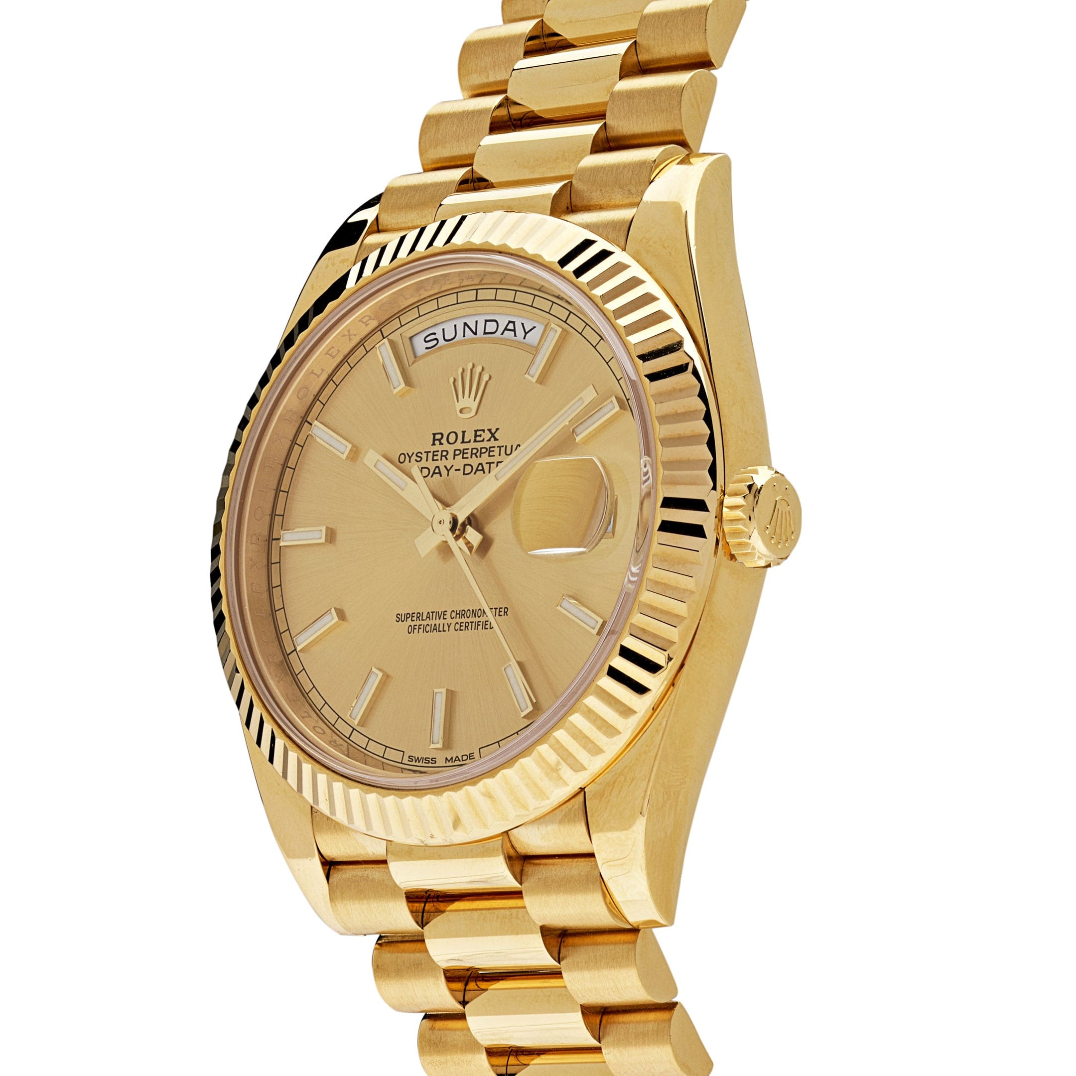 Lorin Daydate 238 40mm Yellow Gold Champagne